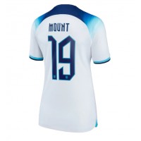 Koszulka piłkarska Anglia Mason Mount #19 Strój Domowy dla kobiety MŚ 2022 tanio Krótki Rękaw